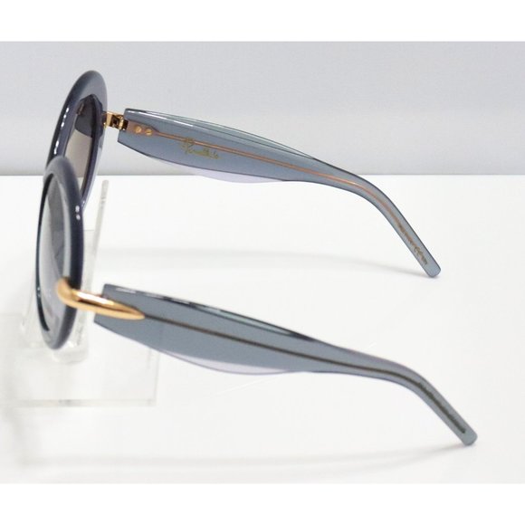 New Women\'s Pomellato Round Gray Sunglasses